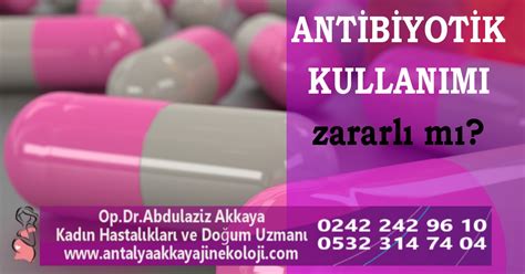 kokulu akıntı için antibiyotik